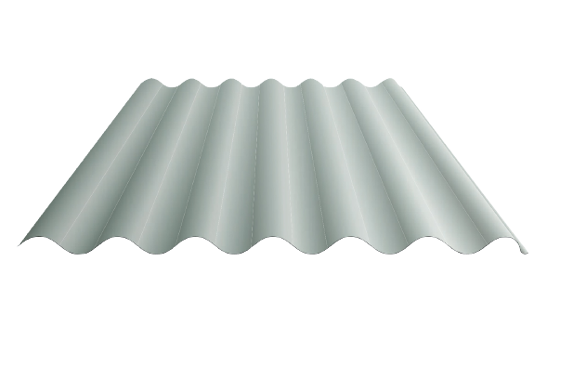 Stålplade Sinus type 38/1000G → Køb Sinusplader v/ Panelbyg